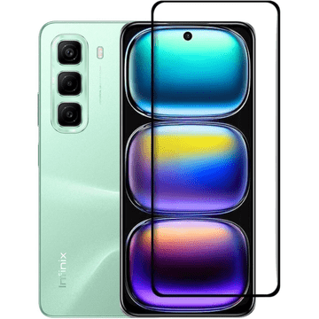 GS 3D kaljeno staklo za Infinix Hot 50 4G, crni okvir