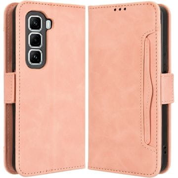 GS Preklopna futrola za Infinix Hot 50 Pro+ 4G, utor za karticu, ružičasta