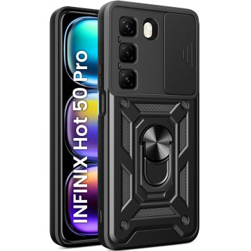 GS Oklopna futrola za Infinix Hot 50 Pro 4G, CamShield Slide, crna