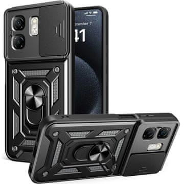GS Oklopna futrola za Infinix Hot 50i 4G, CamShield Slide, crna