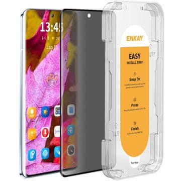 ENKAY kaljeno staklo za privatnost za Realme 14 Pro+ 5G / Oppo Reno13 Pro 5G