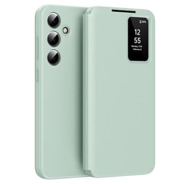GS Smart View novčanik na preklop za Samsung Galaxy S24 FE, zelena