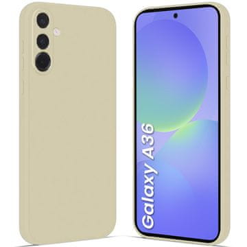 GS Futrola za Samsung Galaxy A36 5G, Silikonska Lite, bež