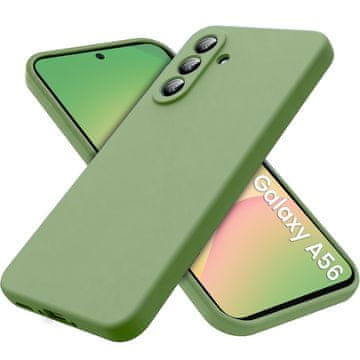 GS Futrola za Samsung Galaxy A56 5G, Silikonska Lite, zelena