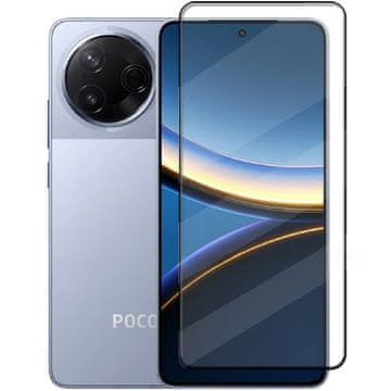 GS 3D kaljeno staklo za Xiaomi Poco F7 Pro, crni okvir