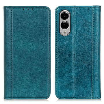 GS Kožna futrola za preklop za Samsung Galaxy S25 Edge, zelena