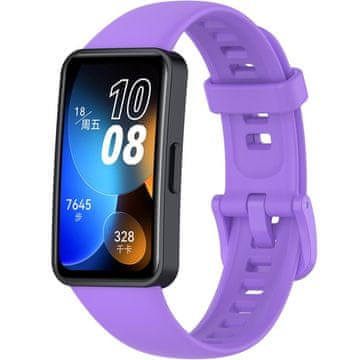 GS Silikonska traka za Huawei Band 8 / Huawei Band 9 / Huawei Band 10, ljubičasta