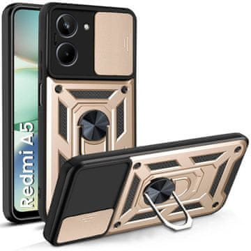 GS Oklopna futrola za Xiaomi Redmi A5, CamShield Slide, zlatna