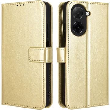 GS Preklopna futrola za Xiaomi Redmi A5, novčanik Crazy Horse, zlatna