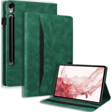 GS Futrola za Samsung Galaxy Tab S10 FE+ Plus, Classic, s držačem za olovku, zelena