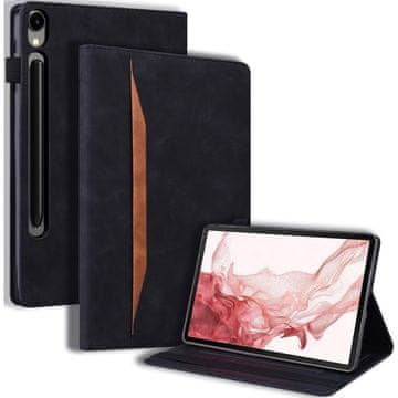 GS Futrola za Samsung Galaxy Tab S10 FE+ Plus, klasična, s držačem za olovku, crna