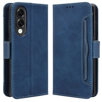 GS Preklopna futrola za Samsung Galaxy S25 Edge, utor za karticu, tamnoplava