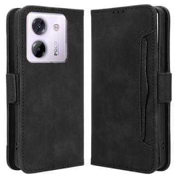 GS Preklopna futrola za Xiaomi Poco M7 Pro 5G, utor za karticu, crna