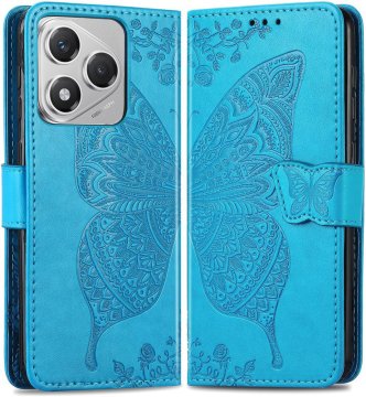 GS Preklopna futrola za Honor 400 Lite, leptir, plava