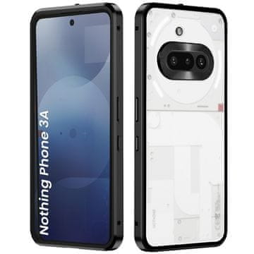 GS Futrola za Nothing Phone 3A, okvirna futrola, crna