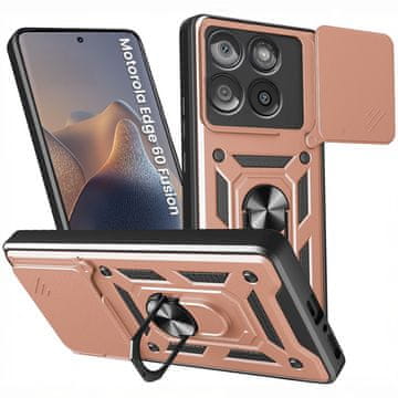 GS Oklopna futrola za Motorola Edge 60 / 60 Fusion, CamShield Slide, roza