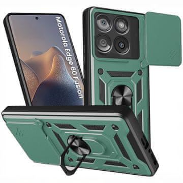 GS Oklopna futrola za Motorola Edge 60 / 60 Fusion, CamShield Slide, zelena