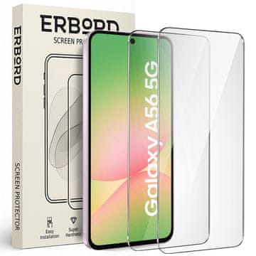 Overboard 2x Kaljeno staklo za Samsung Galaxy A56 5G, 9H tvrdo staklo, staklo