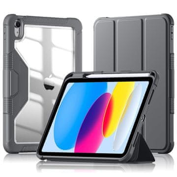 GS Futrola za iPad 11" 2025 A16 (11. gen.) / iPad 10.9" 2022 (10. gen.) s preklopom i držačem za olovku, siva