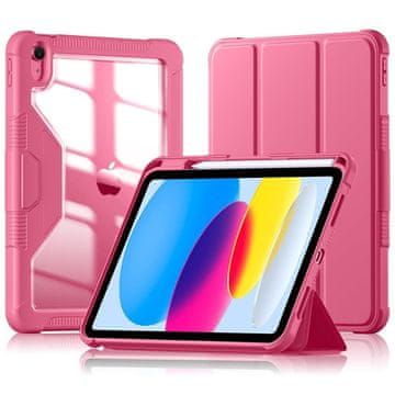 GS Futrola za iPad 11" 2025 A16 (11. gen.) / iPad 10.9" 2022 (10. gen.) s preklopom i postoljem, roza