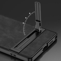 GKK Futrola za Samsung Galaxy S25 Ultra - Ultra tanka, tvrda, mat, sa stalkom - crna