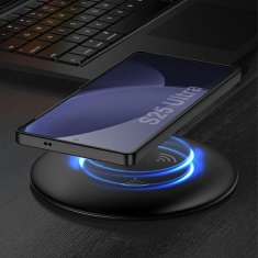 GKK Futrola za Samsung Galaxy S25 Ultra - Ultra tanka, tvrda, mat, sa stalkom - crna