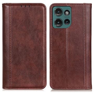 GS Futrola za Motorola Edge 50 Neo 5G / Thinkphone 25 5G s funkcijom stalka - smeđa