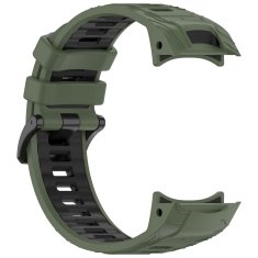 GS Silikonski remen za Garmin Instinct 3 Solar / Instinct 3 AMOLED 45 mm - sportski, zeleno-crni