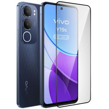 GS 3D kaljeno staklo za Vivo Y19s, crni okvir