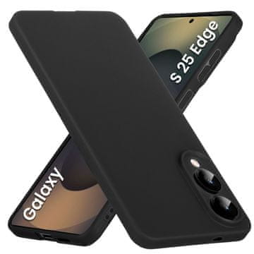 Overboard Mat TPU maskica za Samsung Galaxy S25 Edge - crna