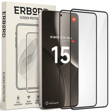 Overboard 2x kaljeno staklo za Xiaomi 15 Ultra, 3D full, staklo za cijeli ekran