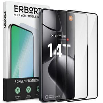 Overboard 2x kaljeno staklo za Xiaomi 14T / 14T Pro, 3D full, staklo za cijeli ekran