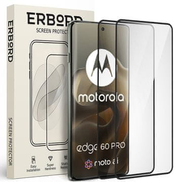 Overboard 2x kaljeno staklo za Motorola Edge 60 Pro, 3D full, staklo za cijeli ekran