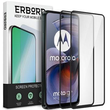 Overboard 2x kaljeno staklo za Motorola Moto G55 5G, 3D full, staklo za cijeli ekran