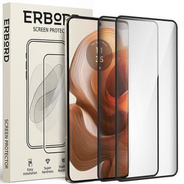 Overboard 2x kaljeno staklo za Motorola Edge 50 Ultra, 3D full, staklo za cijeli ekran