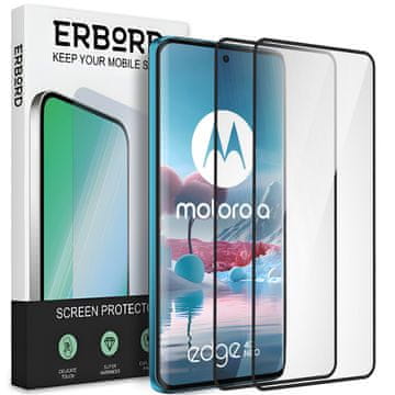 Overboard 2x kaljeno staklo za Motorola Edge 40 Neo, 3D full, staklo za cijeli ekran