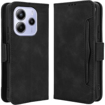 GS Preklopna futrola za Xiaomi Redmi Note 14 4G, utor za karticu, crna