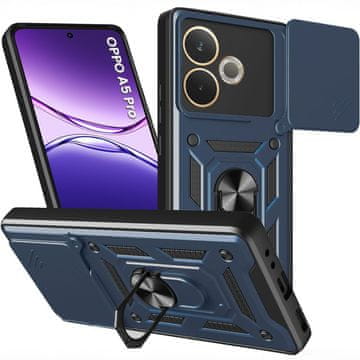 GS Oklopna futrola za Oppo A5 Pro 5G, CamShield Slide, plava