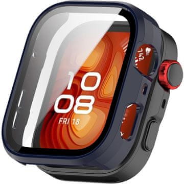 GS 2u1 futrola + kaljeno staklo za Huawei Watch Fit 4 Pro, plava
