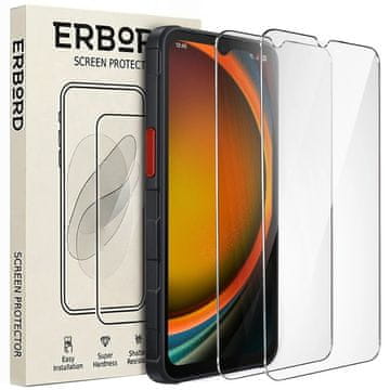 Overboard 2x Kaljeno staklo za Samsung Galaxy Xcover 7 Pro, 9H tvrdo staklo, staklo