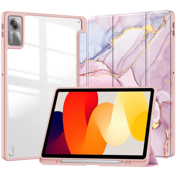 GS Elegantna futrola za Xiaomi Redmi Pad SE 11" - Smartcase Hybrid Marble Pink