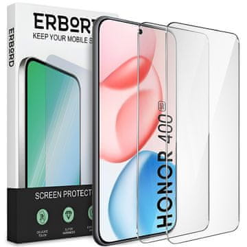 Overboard 2x Kaljeno staklo za Honor 400 5G, 9H tvrdo staklo, staklo