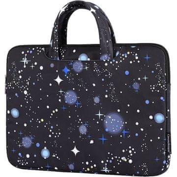 GS Torba za laptop 13" s dizajnom zvjezdanog neba - crna