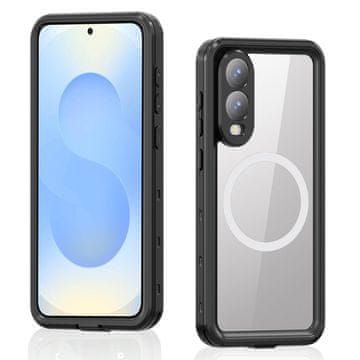 - Vodootporna maskica s MagSafeom za Samsung Galaxy S25 Edge - Crna