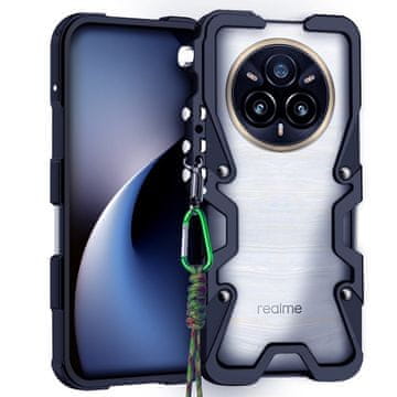 GS Izdržljiva oklopna futrola za Realme 14 Pro+ 5G - crna