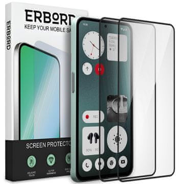 Overboard 2x kaljeno staklo za CMF Nothing Phone 2 Pro, 3D full, staklo za cijeli ekran