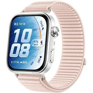 GS Najlonski remen za Huawei Watch Fit 4 / 4 Pro / 3, ružičaste boje