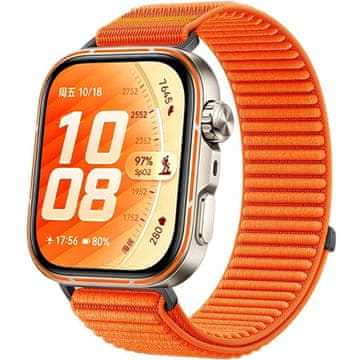 GS Najlonski remen za Huawei Watch Fit 4 / 4 Pro / 3, narančasti