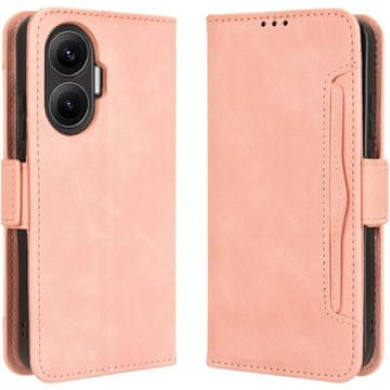 GS Preklopna futrola za Xiaomi Poco F7, utor za karticu, roza
