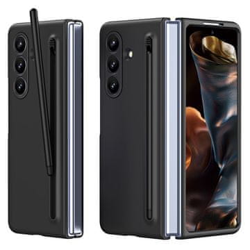 GS Futrola sa staklom i olovkom za Samsung Galaxy Z Fold7 - crna